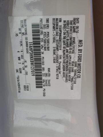 Photo 10 from auction – 2011 FORD FOCUS SEL with VIN 1FAHP3HNXBW127019