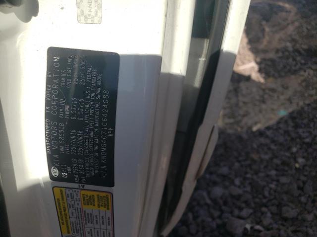 Photo 10 from auction – 2012 KIA SEDONA LX with VIN KNDMG4C71C6424088