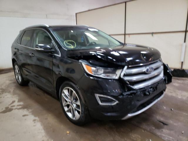 FORD EDGE TITAN 2017 with VIN 2FMPK4K82HBB93972 - Photo from auction