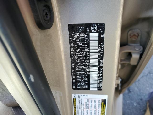 Photo 10 from auction – 2007 TOYOTA COROLLA CE with VIN 2T1BR32E37C823319