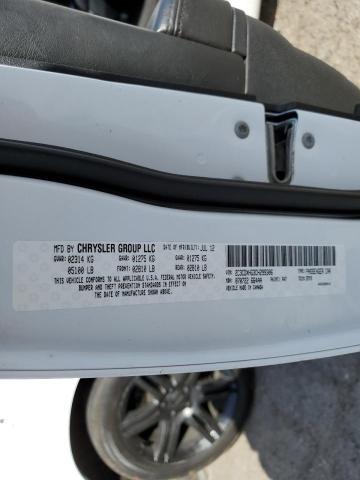 Photo 10 from auction – 2012 DODGE CHARGER SX with VIN 2C3CDXHG3CH299306