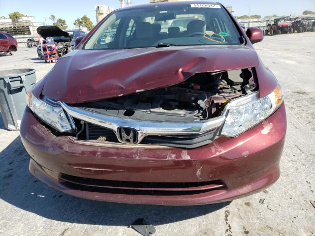 Photo 9 from auction – 2012 HONDA CIVIC LX with VIN 2HGFB2F56CH610442
