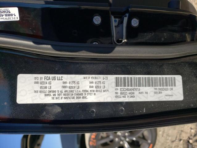 Photo 10 from auction – 2019 DODGE CHARGER SX with VIN 2C3CDXBG4KH670710