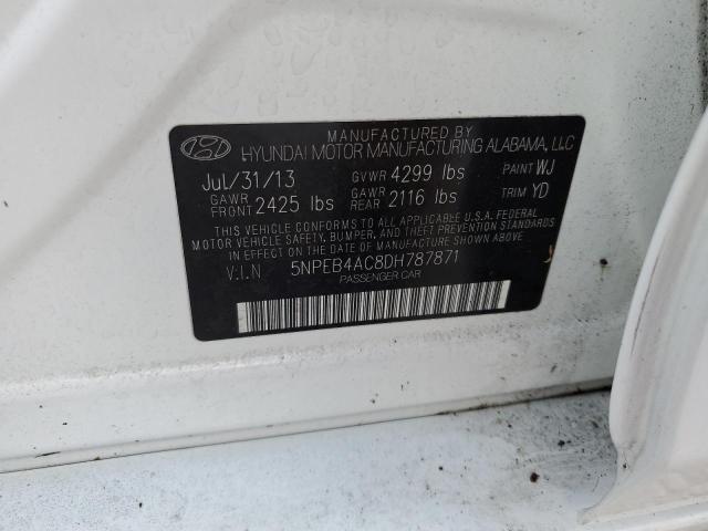 Photo 10 from auction – 2013 HYUNDAI SONATA GLS with VIN 5NPEB4AC8DH787871