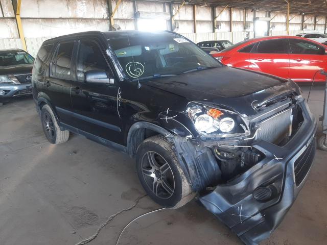 HONDA CR-V LX 2005 with VIN JHLRD68535C001599 - Photo from auction