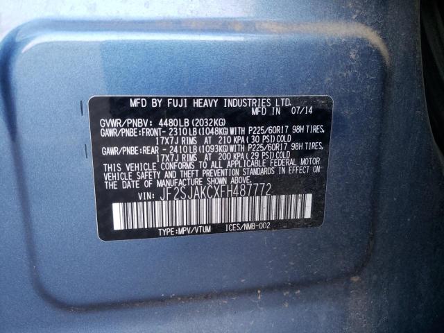 Photo 10 from auction – 2015 SUBARU FORESTER 2 with VIN JF2SJAKCXFH487772