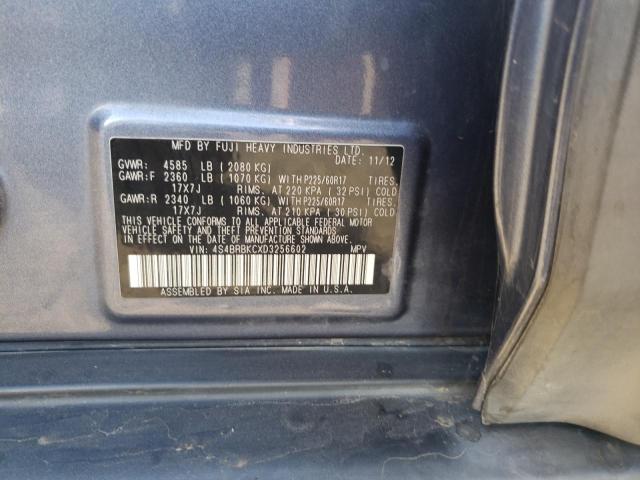 Photo 10 from auction – 2013 SUBARU OUTBACK 2. with VIN 4S4BRBKCXD3256602