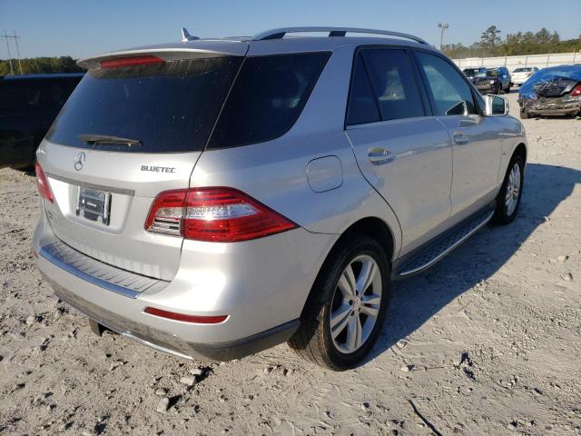 Photo 4 from auction – 2012 MERCEDES-BENZ ML 350 BLU with VIN 4JGDA2EB4CA059826