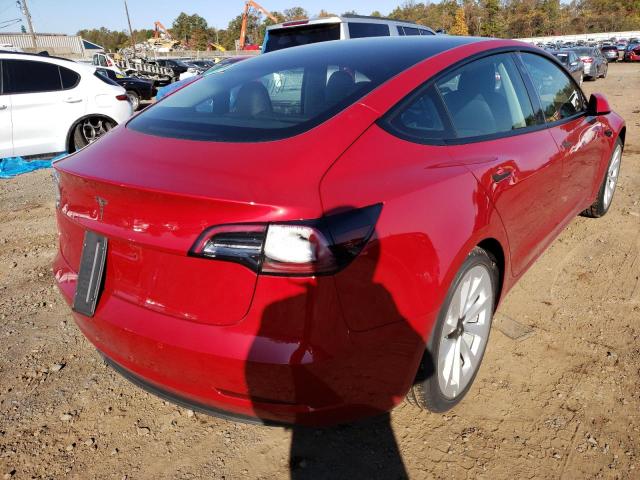 Photo 4 from auction – 2022 TESLA MODEL 3 with VIN 5YJ3E1EA3NF287428