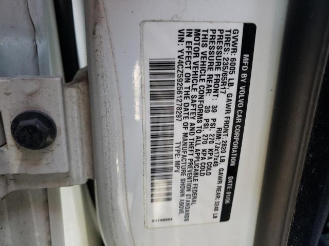 Photo 10 from auction – 2006 VOLVO XC90 with VIN YV4CZ592561278297