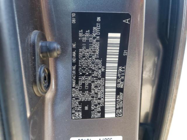 Photo 10 from auction – 2011 TOYOTA SIENNA XLE with VIN 5TDDK3DC5BS010203