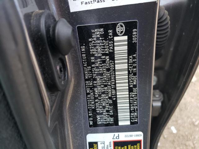 Photo 10 from auction – 2017 TOYOTA CAMRY LE with VIN 4T1BF1FK8HU370957
