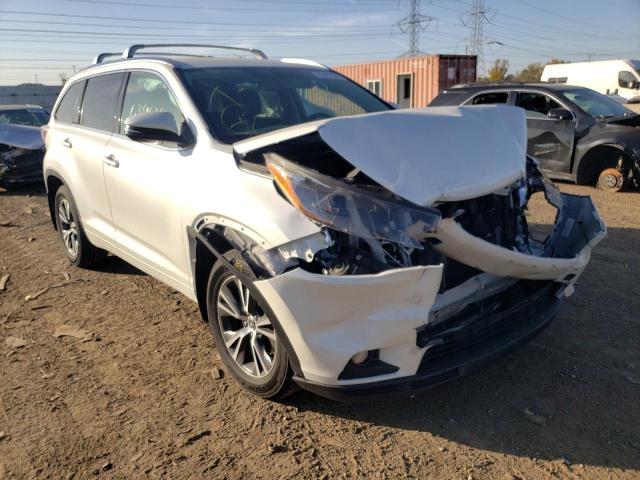 Zdjęcie 1 z aukcji – 2016 TOYOTA HIGHLANDER z VIN 5TDJKRFH1GS351782