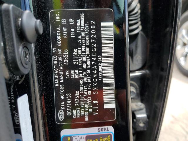 Photo 10 from auction – 2014 KIA OPTIMA LX with VIN 5XXGM4A74EG272062