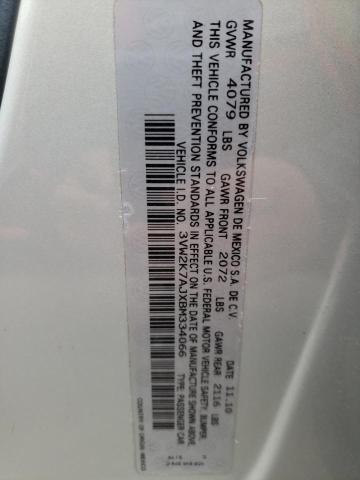 Photo 10 from auction – 2011 VOLKSWAGEN JETTA BASE with VIN 3VW2K7AJXBM334066