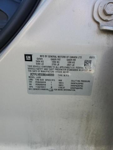 Photo 10 from auction – 2011 GMC TERRAIN SL with VIN 2CTFLVE55B6448090