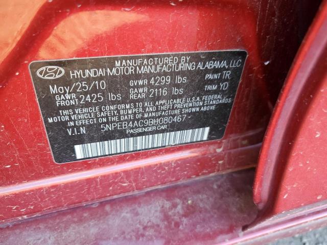 Photo 10 from auction – 2011 HYUNDAI SONATA GLS with VIN 5NPEB4AC9BH080467