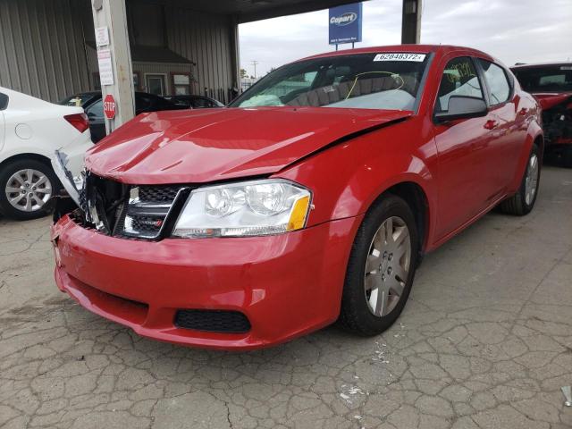 Фото 2 с аукциона – 2013 DODGE AVENGER SE с VIN 1C3CDZAB0DN581020