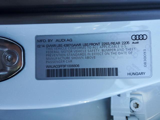 Photo 10 from auction – 2015 AUDI A3 PREMIUM with VIN WAUACGFF9F1006606