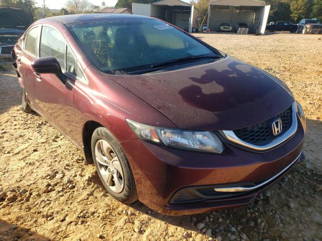 HONDA CIVIC LX 2014 with VIN 2HGFB2F59EH550496 - Photo from auction