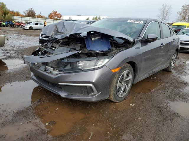 Photo 2 from auction – 2020 HONDA CIVIC LX with VIN 19XFC2F67LE030875