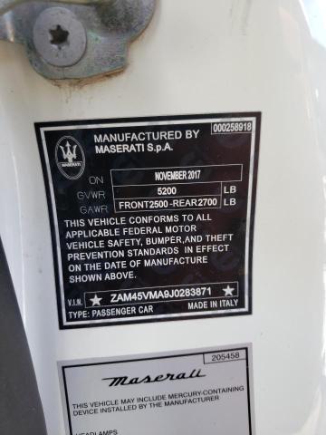 Photo 10 from auction – 2018 MASERATI GRANTURISM with VIN ZAM45VMA9J0283871