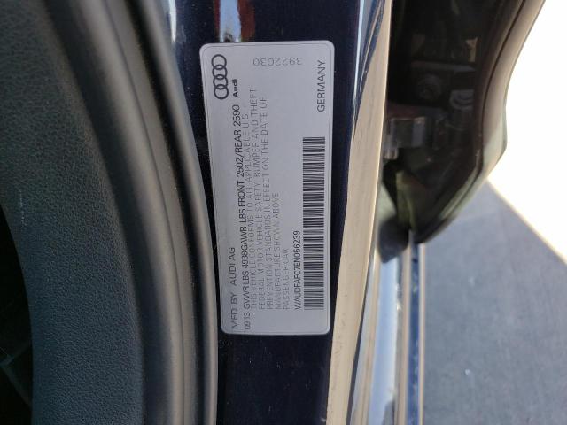 Photo 10 from auction – 2014 AUDI A6 PREMIUM with VIN WAUDFAFC7EN056239