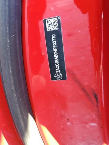Photo 10 from auction – 2017 JEEP RENEGADE S with VIN ZACCJBAB0HPF33770