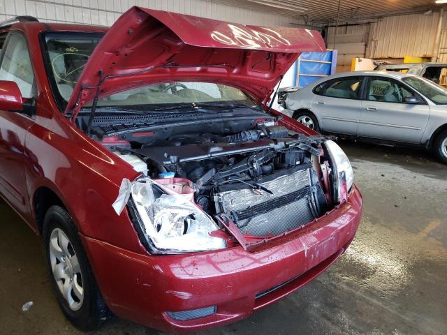 Photo 9 from auction – 2009 KIA SEDONA EX with VIN KNDMB233896295629