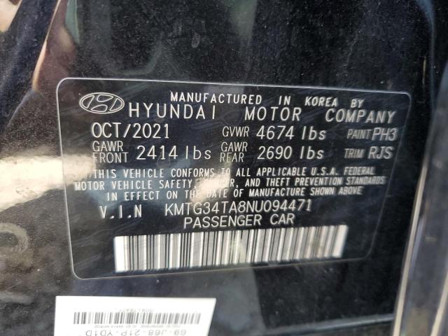 Photo 10 from auction – 2022 GENESIS G70 BASE with VIN KMTG34TA8NU094471