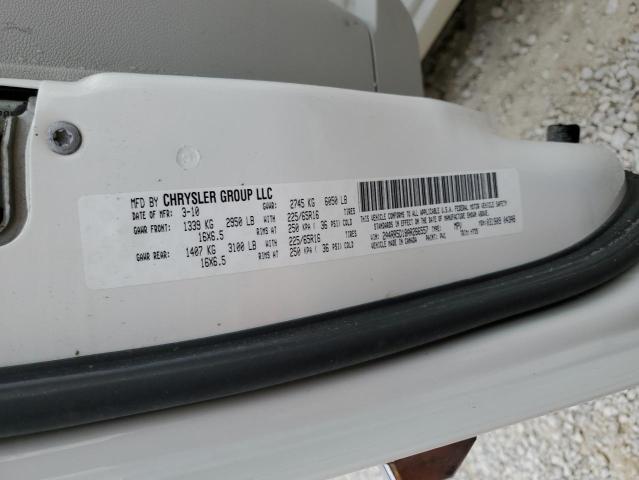 Photo 10 from auction – 2010 CHRYSLER TOWN & COU with VIN 2A4RR5D18AR266557