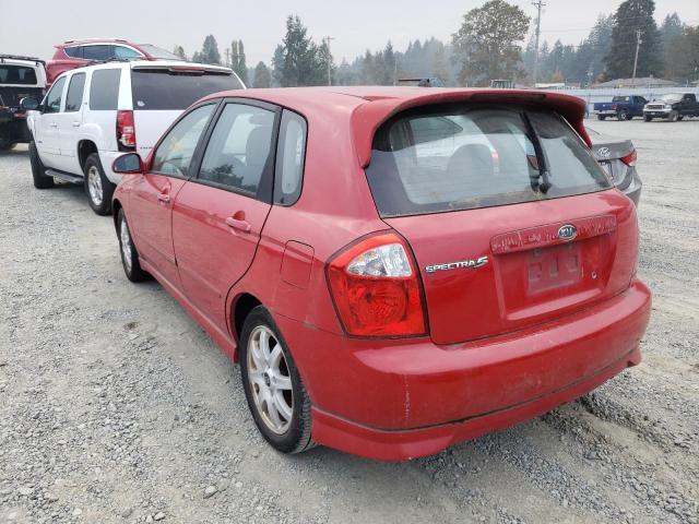 Photo 3 from auction – 2005 KIA SPECTRA5 with VIN KNAFE161955106990