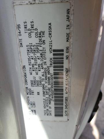 Photo 10 from auction – 1995 TOYOTA T100 XTRAC with VIN JT4VD22F9S0010097