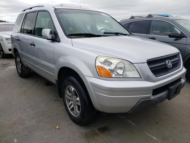 HONDA PILOT EXL 2005 with VIN 5FNYF185X5B052140 - Photo from auction