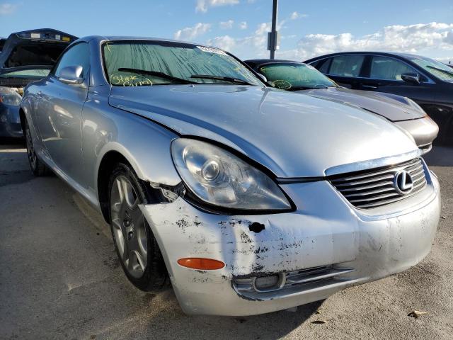 LEXUS SC 430 2008 with VIN JTHFN45Y689017182 - Photo from auction