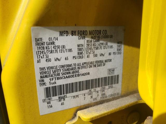Photo 10 from auction – 2014 FORD F350 SUPER with VIN 1FT8W3A60EEB14208