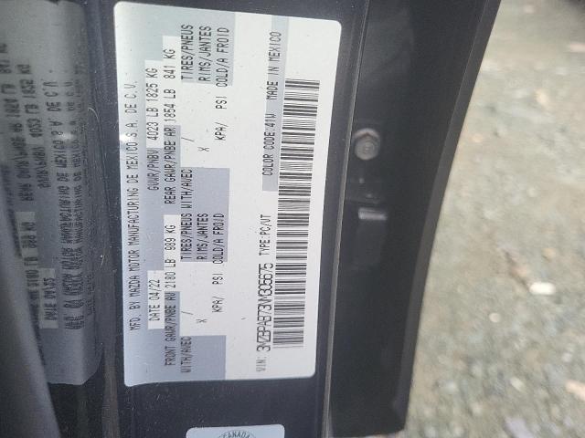 Photo 10 from auction – 2022 MAZDA 3 SELECT with VIN 3MZBPAB73NM305675