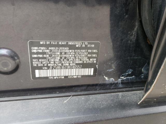 Photo 10 from auction – 2009 SUBARU FORESTER 2 with VIN JF2SH63619H746557