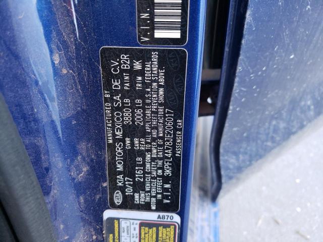 Photo 10 from auction – 2018 KIA FORTE LX with VIN 3KPFL4A78JE206017