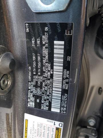 Photo 10 from auction – 2019 TOYOTA 4RUNNER SR with VIN JTEBU5JR6K5701330