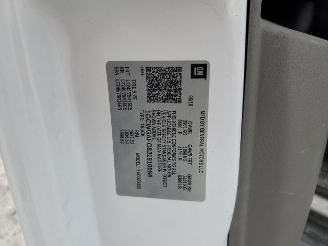 Photo 10 from auction – 2018 CHEVROLET EXPRESS G2 with VIN 1GCWGAFG8J1910054