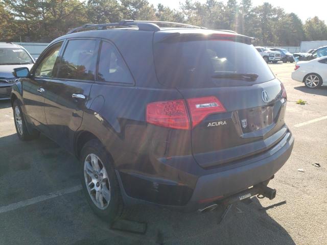 Photo 3 from auction – 2009 ACURA MDX TECHNO with VIN 2HNYD28409H502407