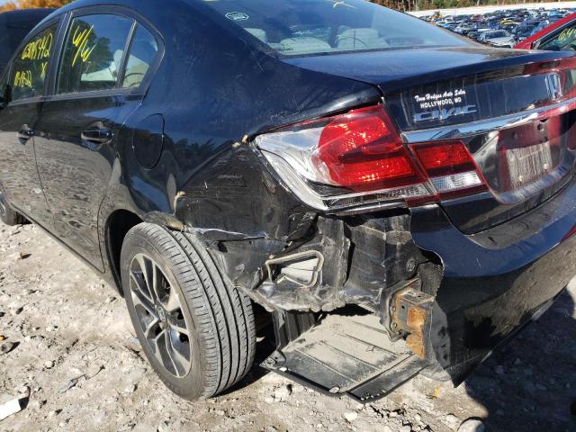Photo 9 from auction – 2014 HONDA CIVIC EX with VIN 19XFB2F82EE210837