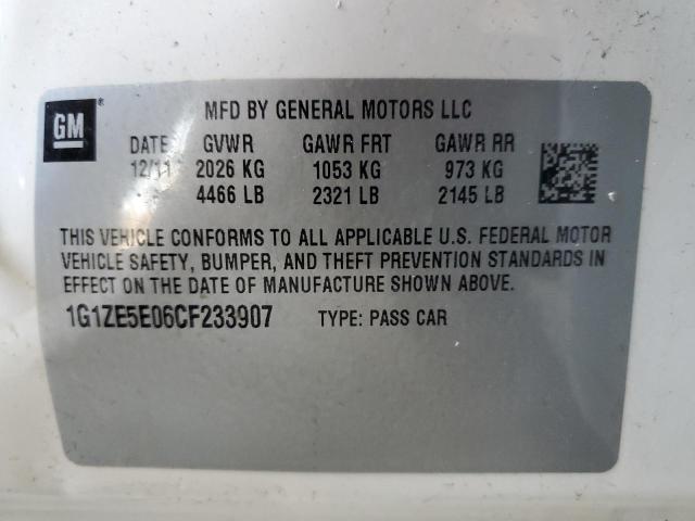 Photo 10 from auction – 2012 CHEVROLET MALIBU LTZ with VIN 1G1ZE5E06CF233907