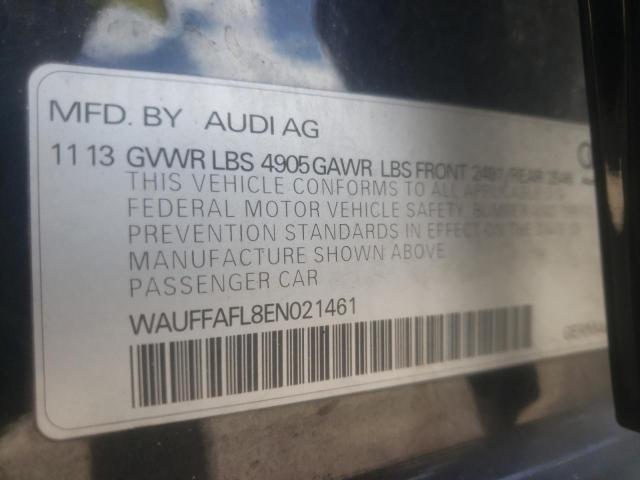 Фото 10 с аукциона – 2014 AUDI A4 PREMIUM с VIN WAUFFAFL8EN021461