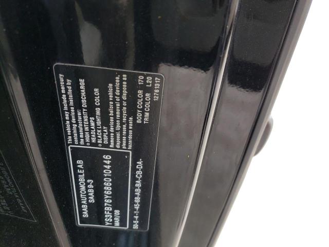 Photo 10 from auction – 2008 SAAB 9-3 2.0T with VIN YS3FB76Y686010446