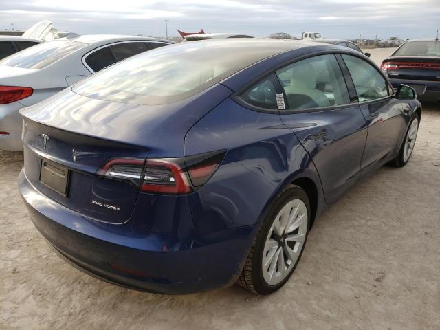 Photo 4 from auction – 2022 TESLA MODEL 3 with VIN 5YJ3E1EB7NF241514