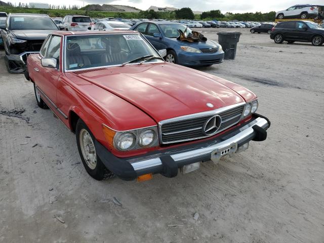 MERCEDES-BENZ 380 SL 1985 with VIN WDBBA45C8FA035239 - Photo from auction