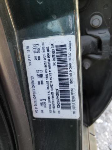 Photo 10 from auction – 2000 CHRYSLER LHS with VIN 2C3HC56G2YH196224