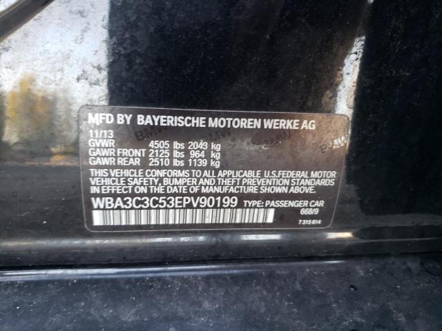 Photo 10 from auction – 2014 BMW 320 I XDRI with VIN WBA3C3C53EPV90199